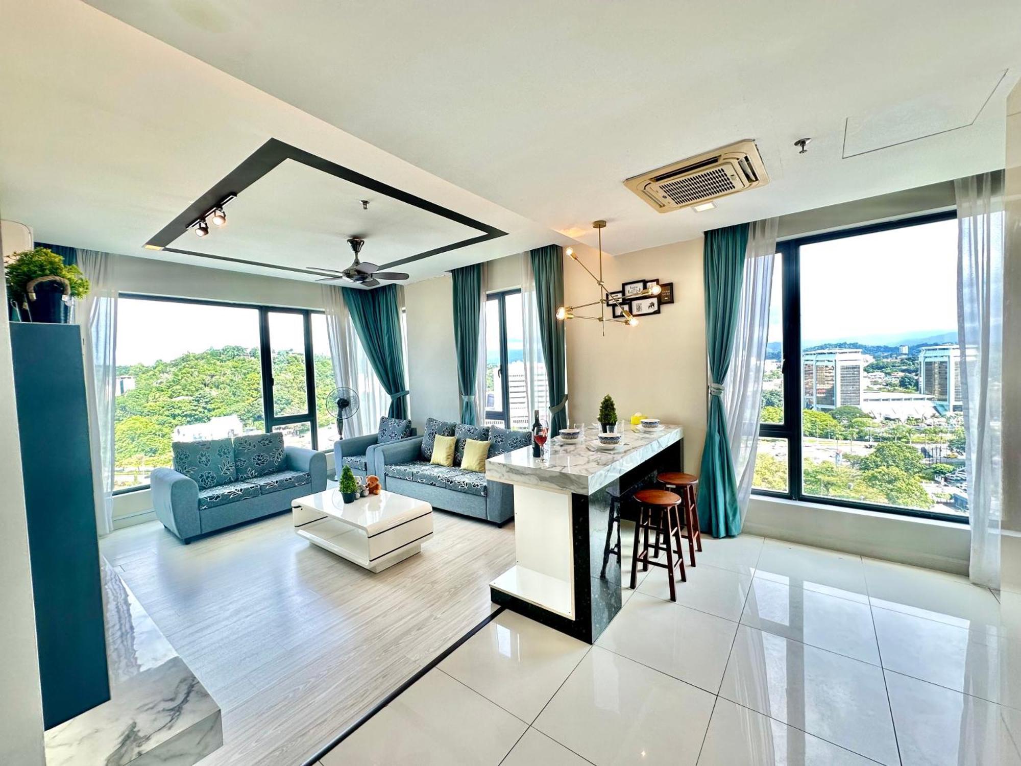 Cozy Living Sky Apartment Kota Kinabalu Exterior foto